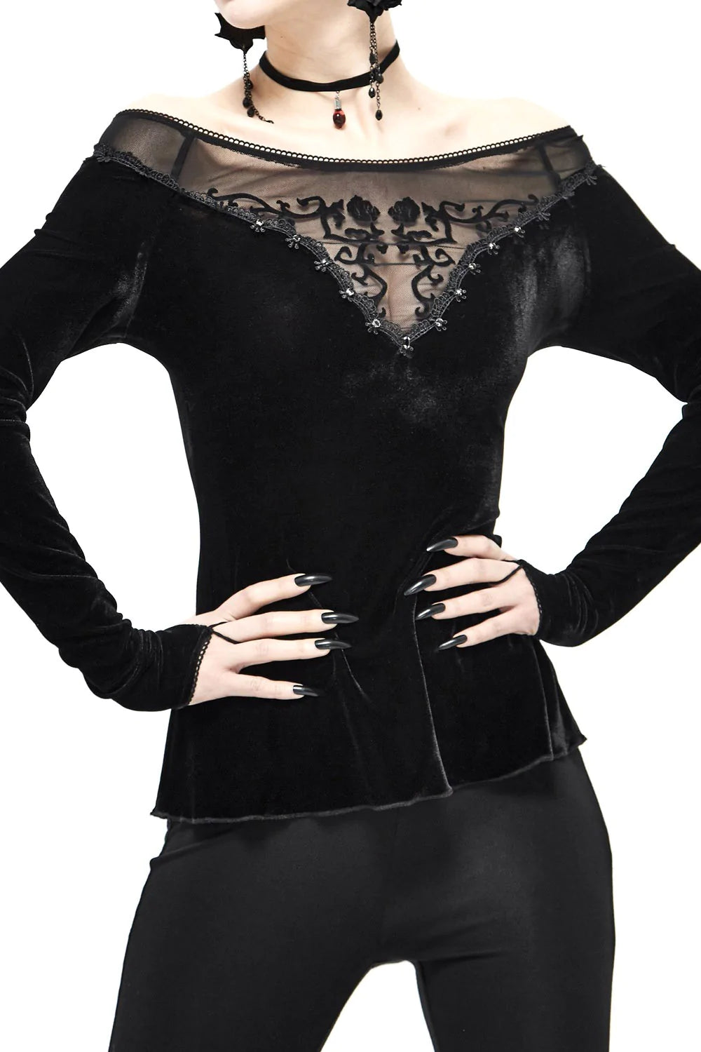 Hauntling Velvet Top