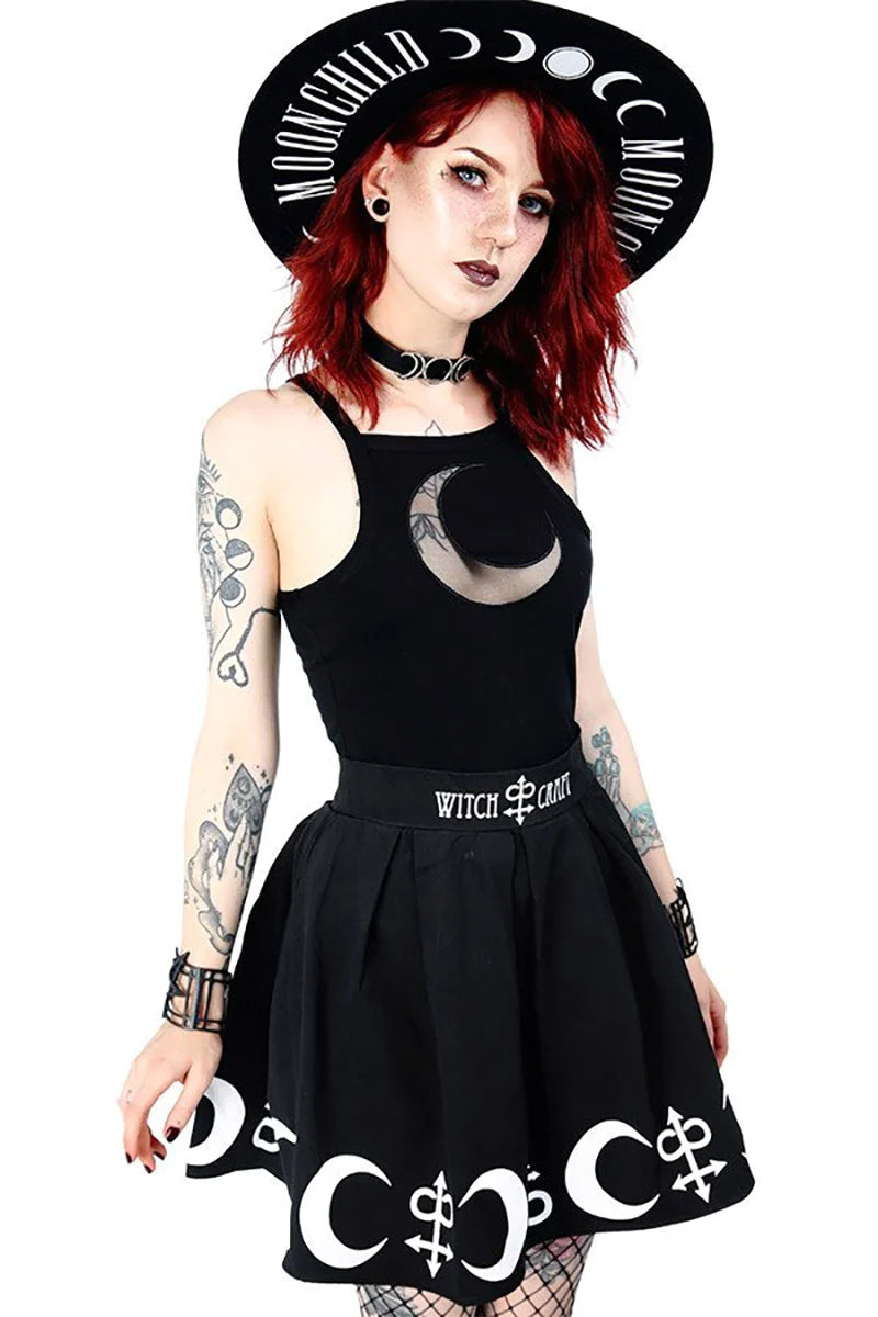 Mesh Moon Tank Top