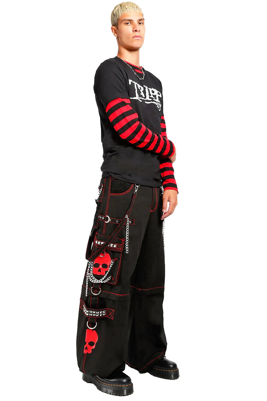 Tripp Super Skull Pants [Black/Red]