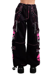 Tripp Super Skull Pants [Black/Pink]