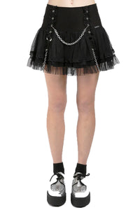 Thumbnail for Lolita Tutu Skirt [Black/Black]