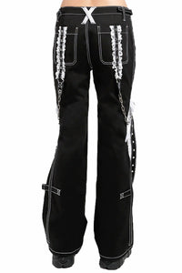 Thumbnail for Lolita Dark Street Pants [Black/White]