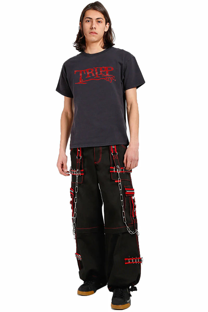 Tripp Crazy Piper Pants [Black/Red]
