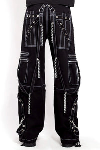 Tripp NYC Step Chain Pants [Black/White]