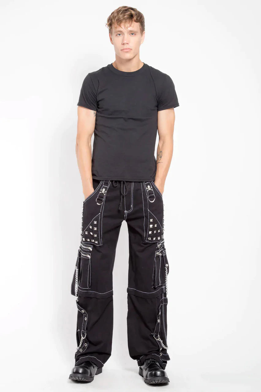 Tripp NYC Step Chain Pants [Black/White]