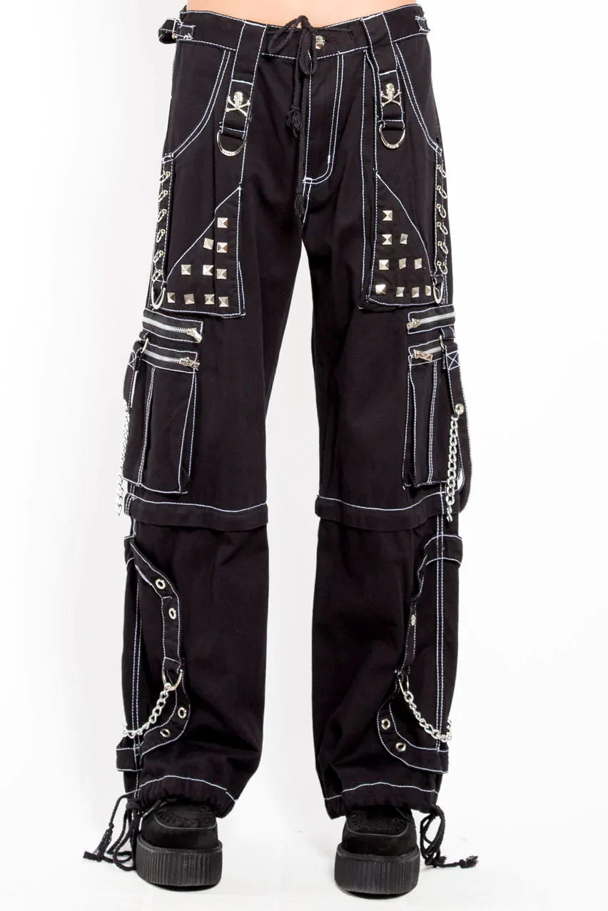 Tripp NYC Step Chain Pants [Black/White]