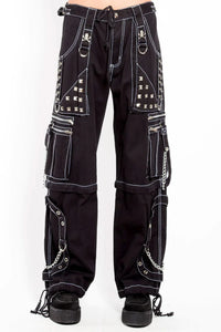 Tripp NYC Step Chain Pants [Black/White]