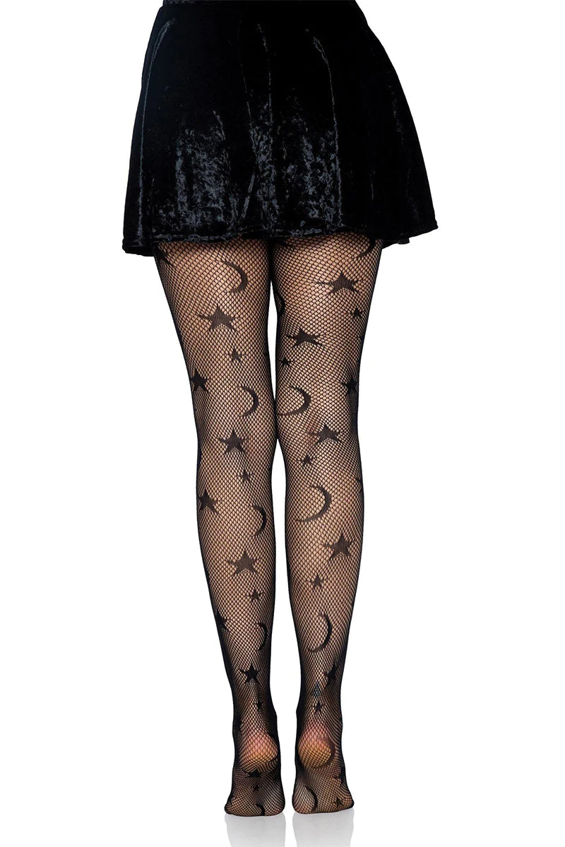 Celestial Net Tights