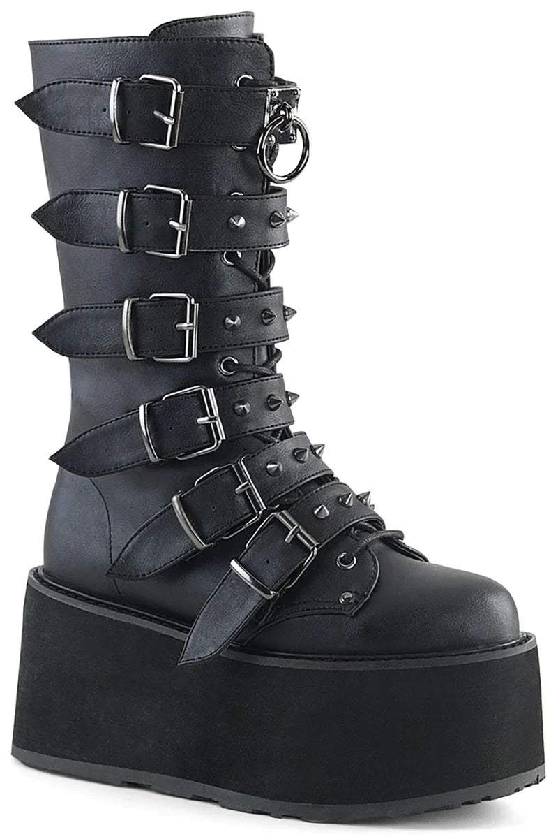 Buckled Bondage Boots [DAMNED-225]