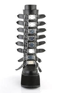 Thumbnail for Queen of the DAMNED-318 Boots [Black Vegan Leather]