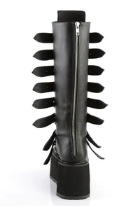 Thumbnail for Queen of the DAMNED-318 Boots [Black Vegan Leather]