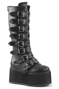 Thumbnail for Queen of the DAMNED-318 Boots [Black Vegan Leather]