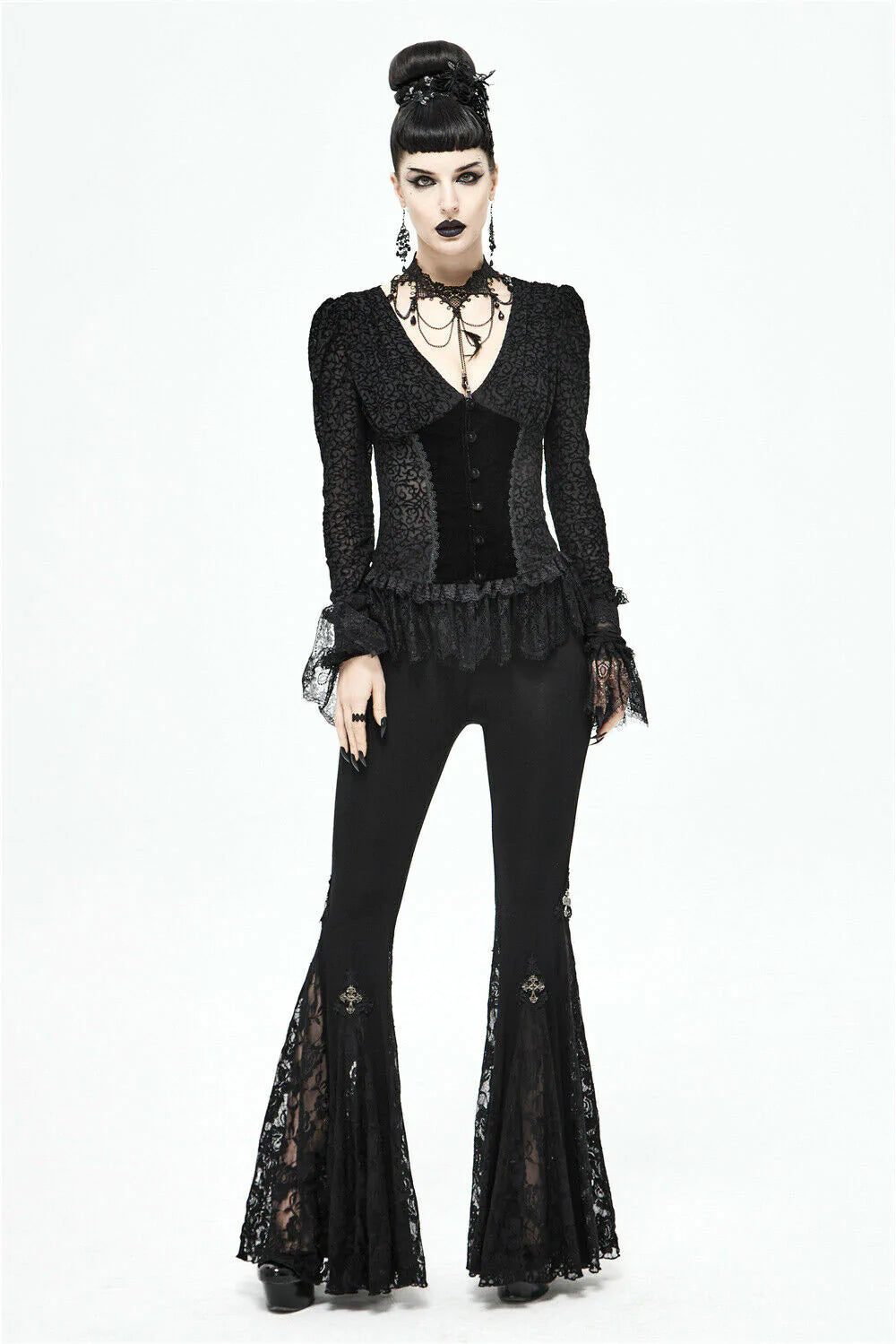 Vampiren Gothic Bell Bottoms