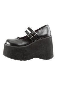 Thumbnail for Killer KERA-08 Platform Mary Janes [Black Vegan Leather]