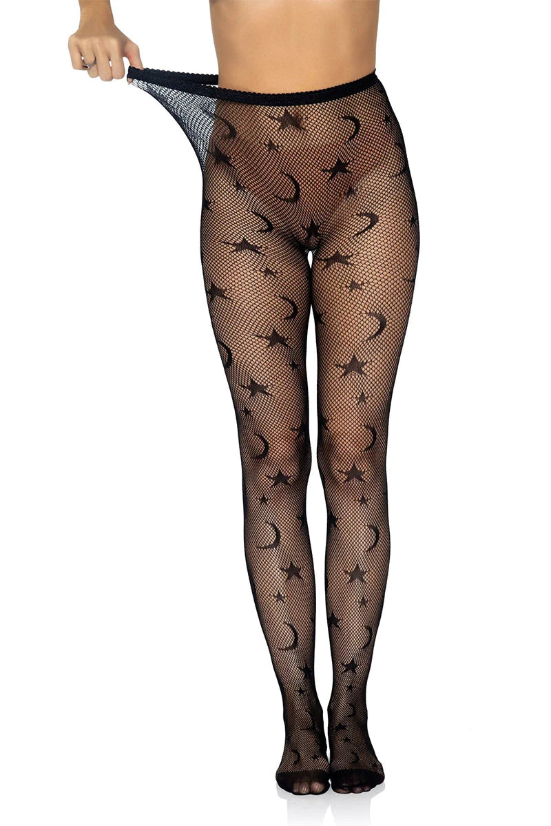 Celestial Net Tights