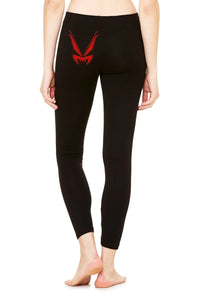 Thumbnail for Vampire Bat Leggings [Red Bats]