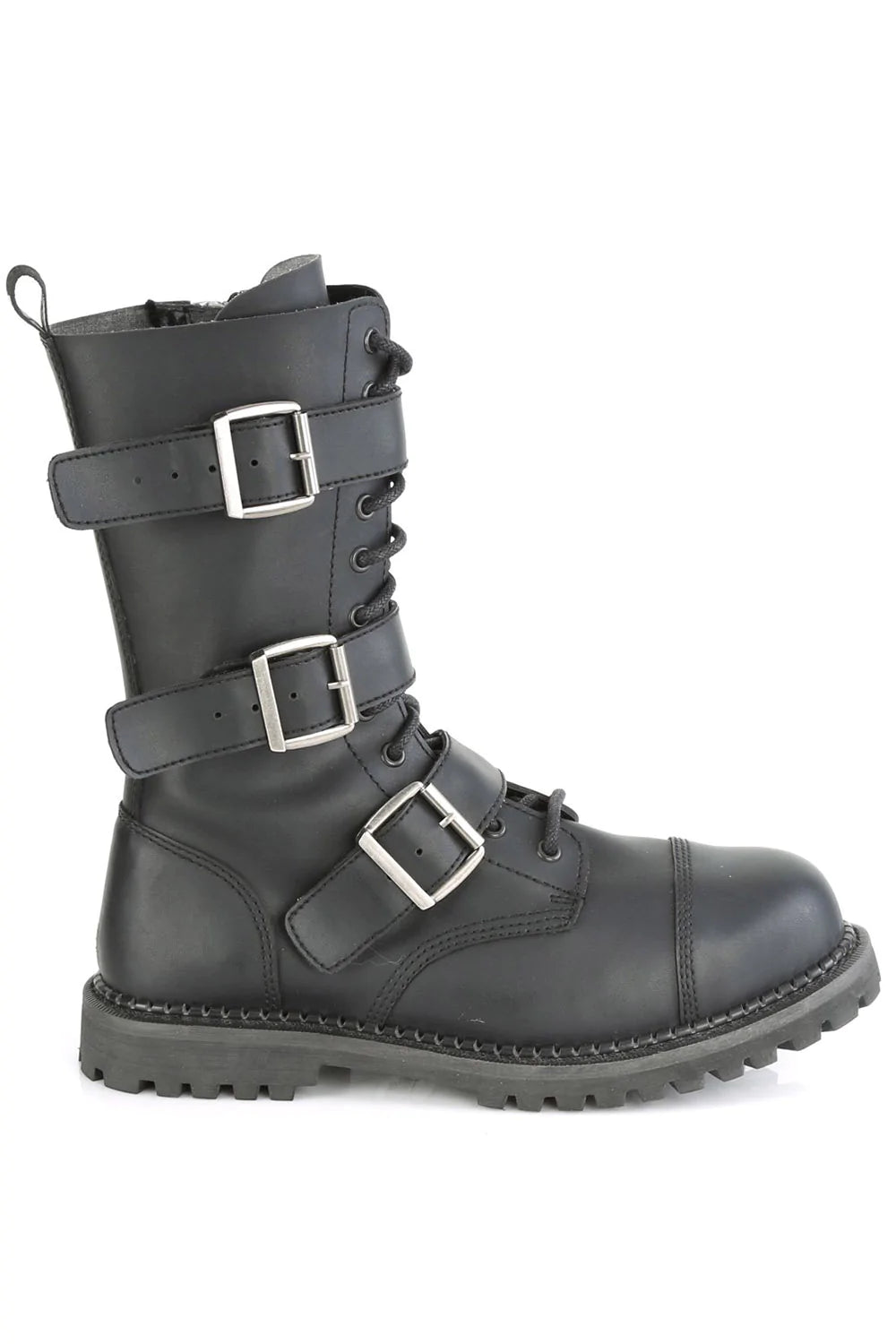 Lead the RIOT-12 Boots [Black Vegan Leather]