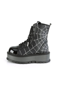 Thumbnail for Spiderweb SLACKER-88 Boots [Black Vegan Leather]
